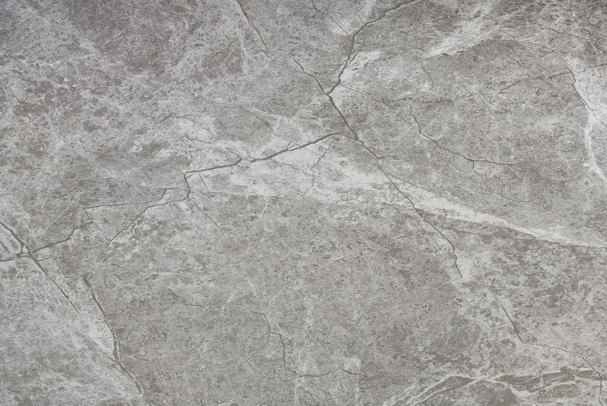 ESSTISCH rechteckig ausziehbar Grau Marmor Gold - Goldfarben/Grau, Holzwerkstoff (90/160/76cm) - designimpex