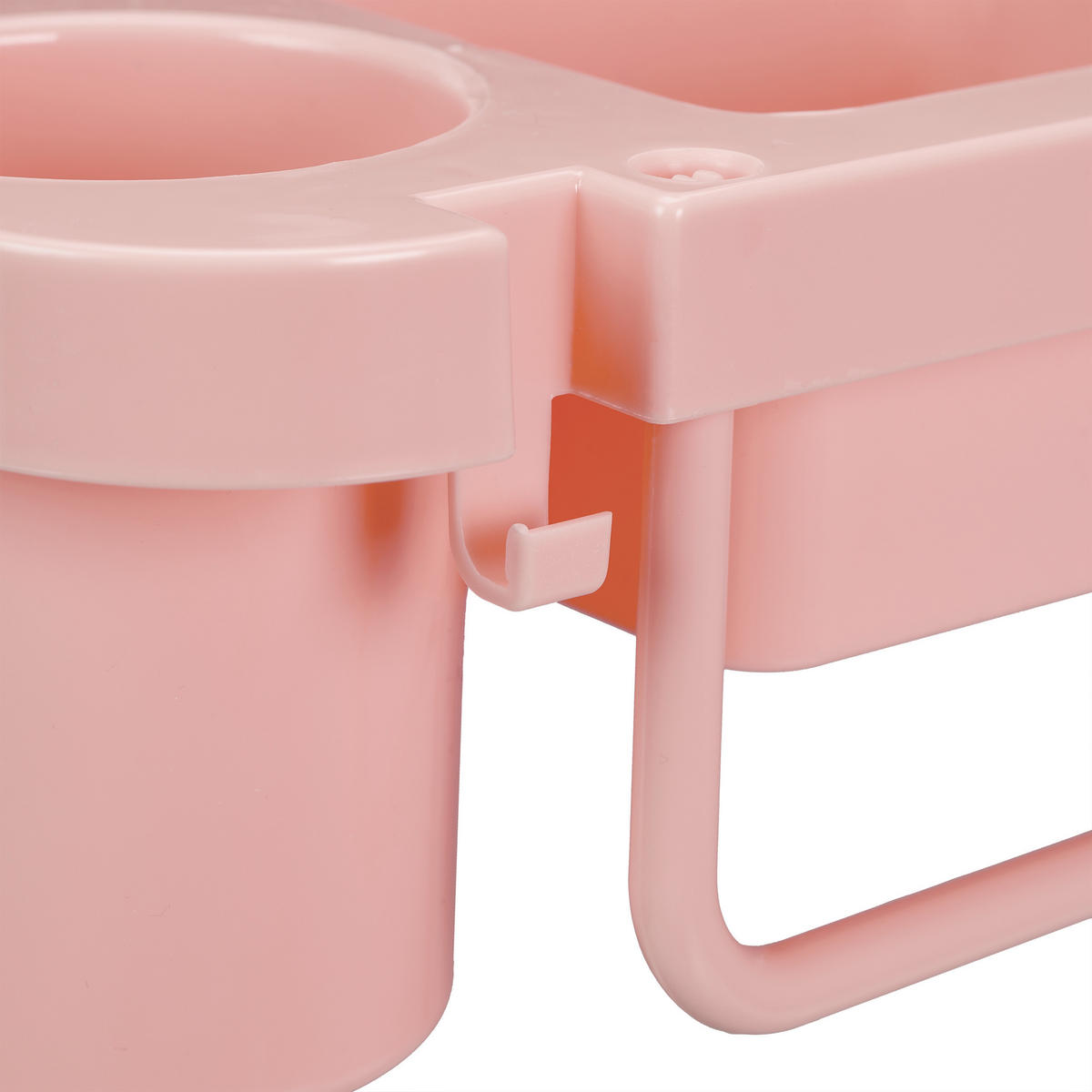 FÖHN-HALTERUNG - Rosa, Kunststoff (30/9/10.5cm) - Relaxdays