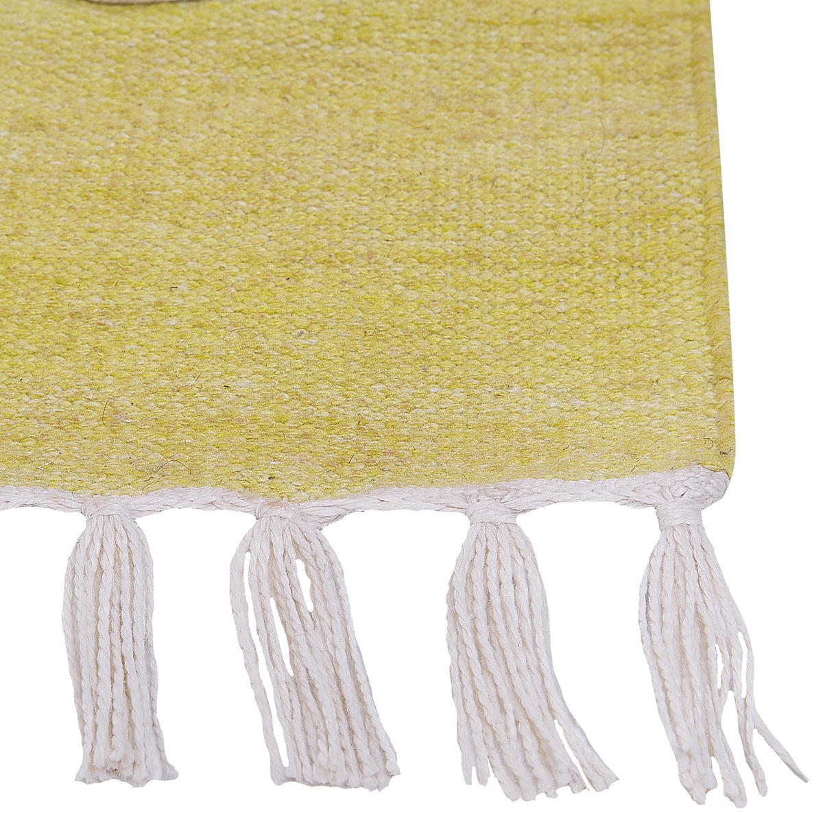 OUTDOOR-TEPPICH Yavu 200/140 cm - Gelb, Kunststoff (140/200cm) - Beliani
