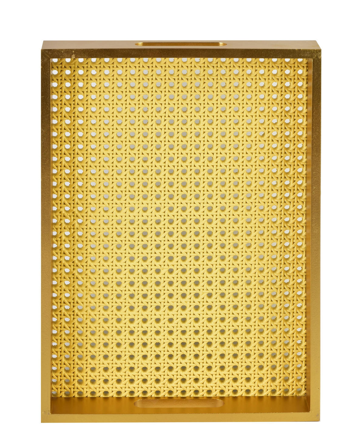 TABLETT Daz Gold 37/27/6 cm Holz - Goldfarben, Holz (6cm) - Mondex