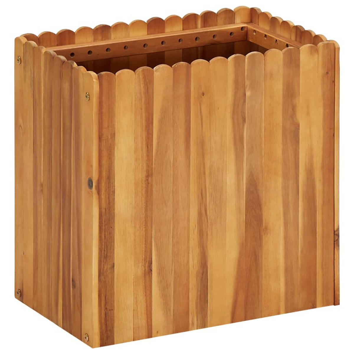 GARTEN-HOCHBEET 50 x 30 x 50 cm Massivholz - Braun, Holz (50/50/30cm)