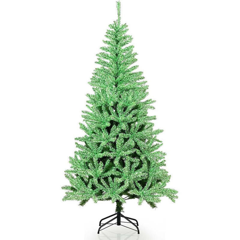 WEIHNACHTSBAUM im Dunkeln leuchtend 180cm Grün - Grün, Metall (180cm) - COSTWAY