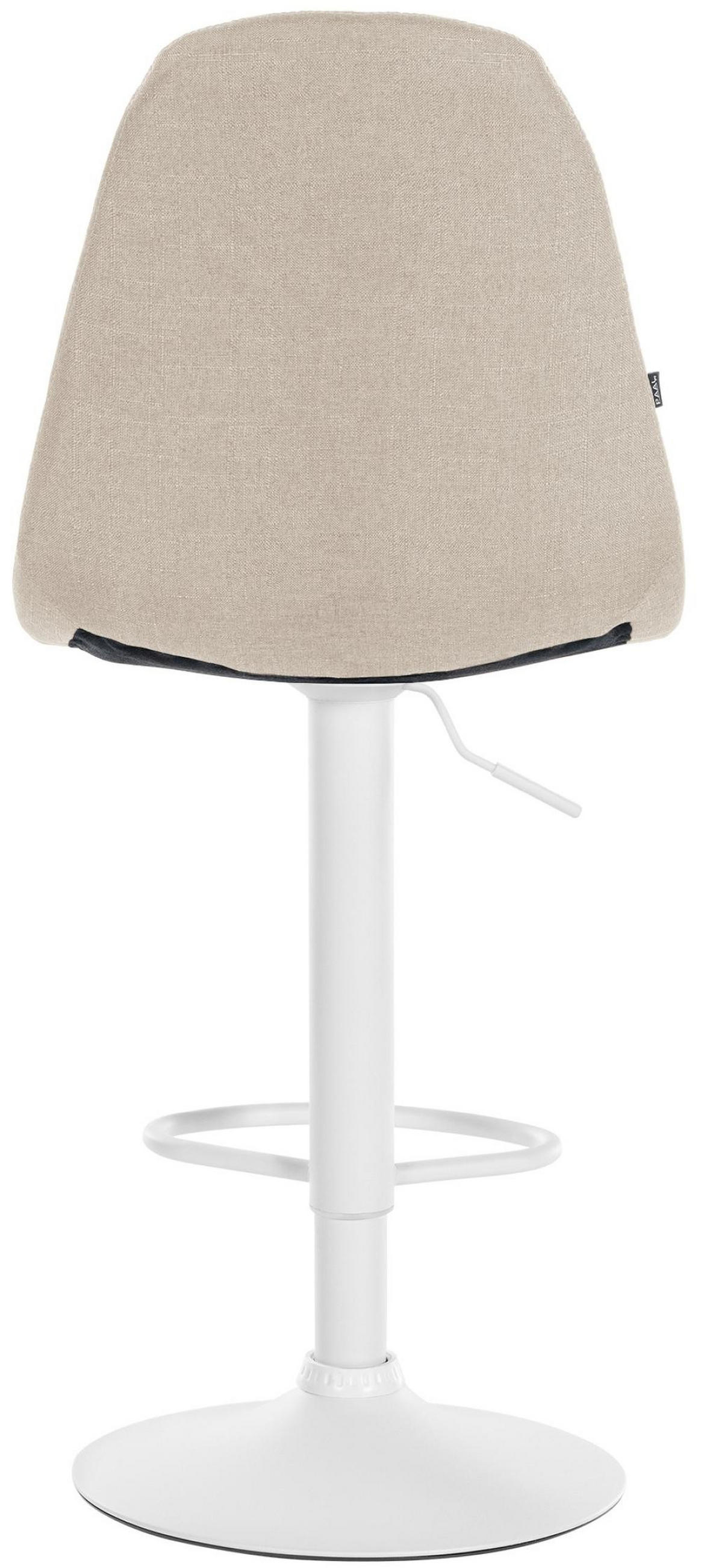 BARHOCKER Metall creme - Creme, Textil/Metall (47/99/56cm) - CLP