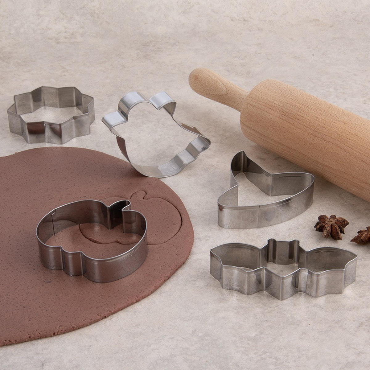 AUSSTECHFORM Häuschen groß 14 cm Silber - Silberfarben, Metall (5/1.5/14cm) - Orion 