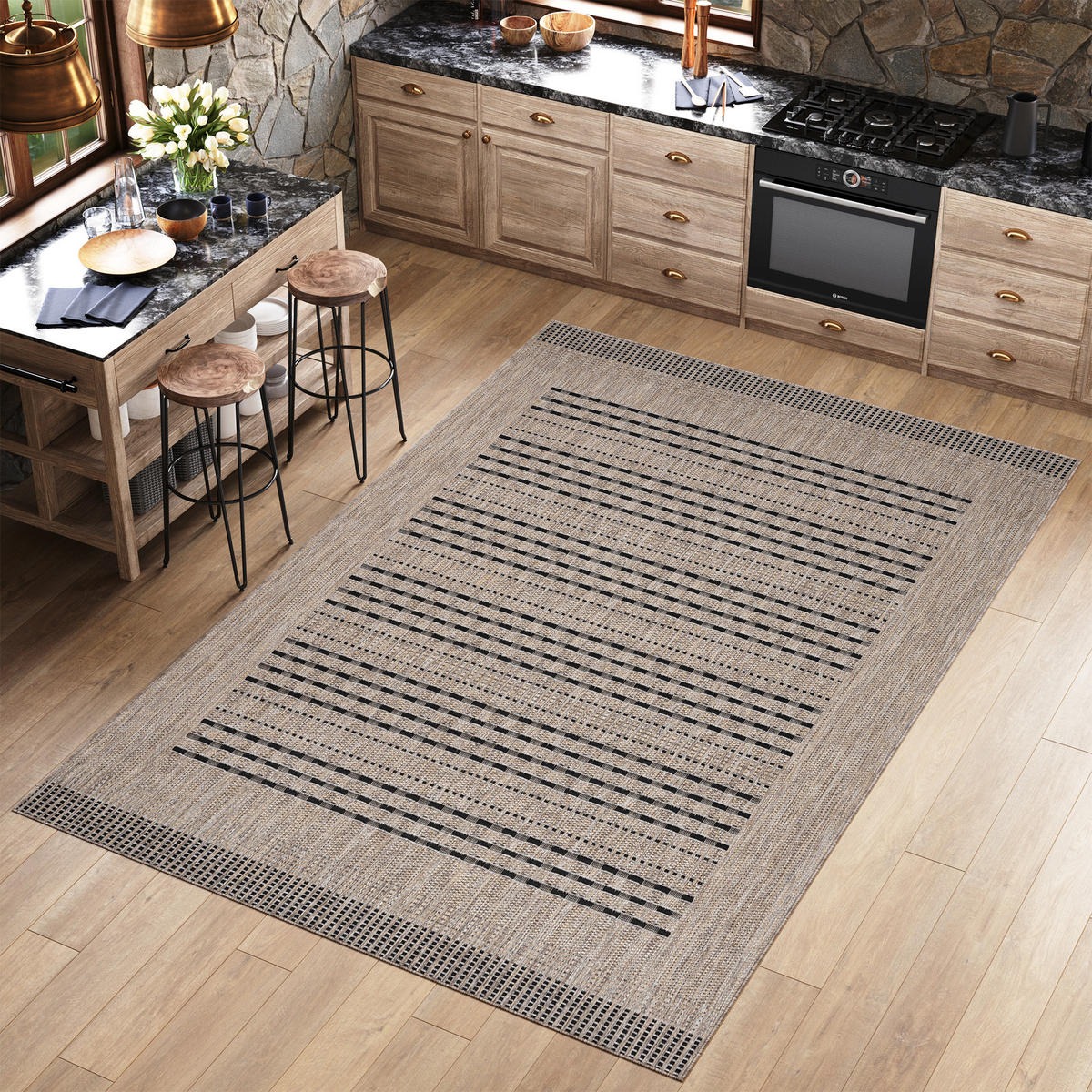 TEPPICH MELISSA Braun 60/200 cm - Braun, Kunststoff (60/200cm) - Tapiso