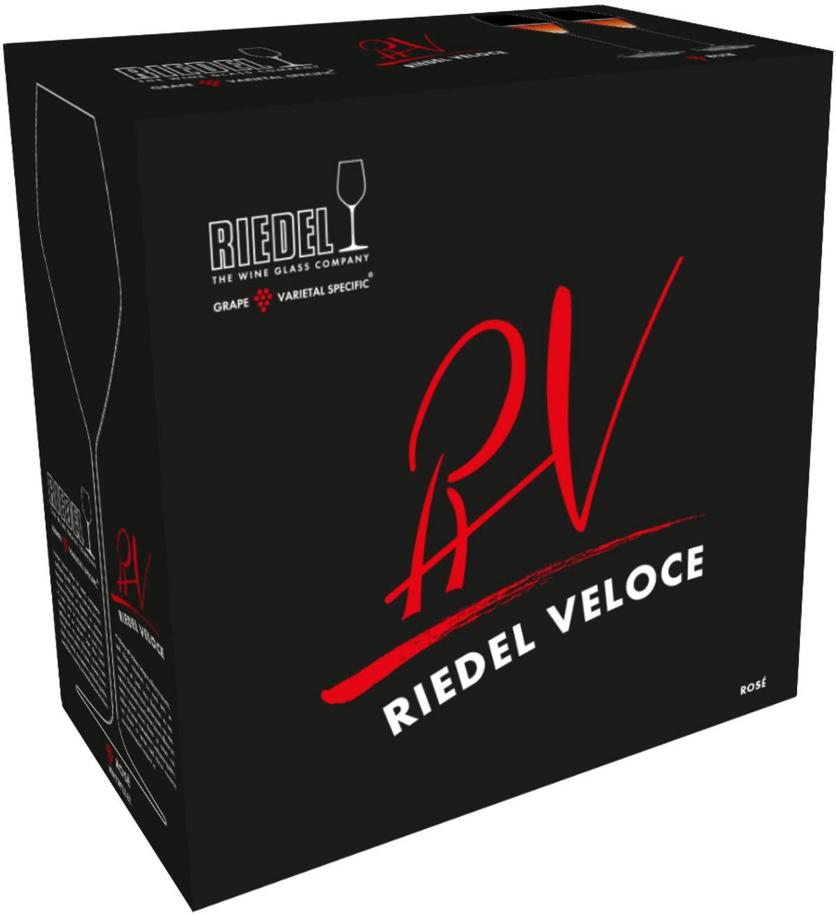 ROSÉ WEINGLÄSER Veloce transparent 347 ml 2er Set - Transparent, Glas (0.347L) - Riedel
