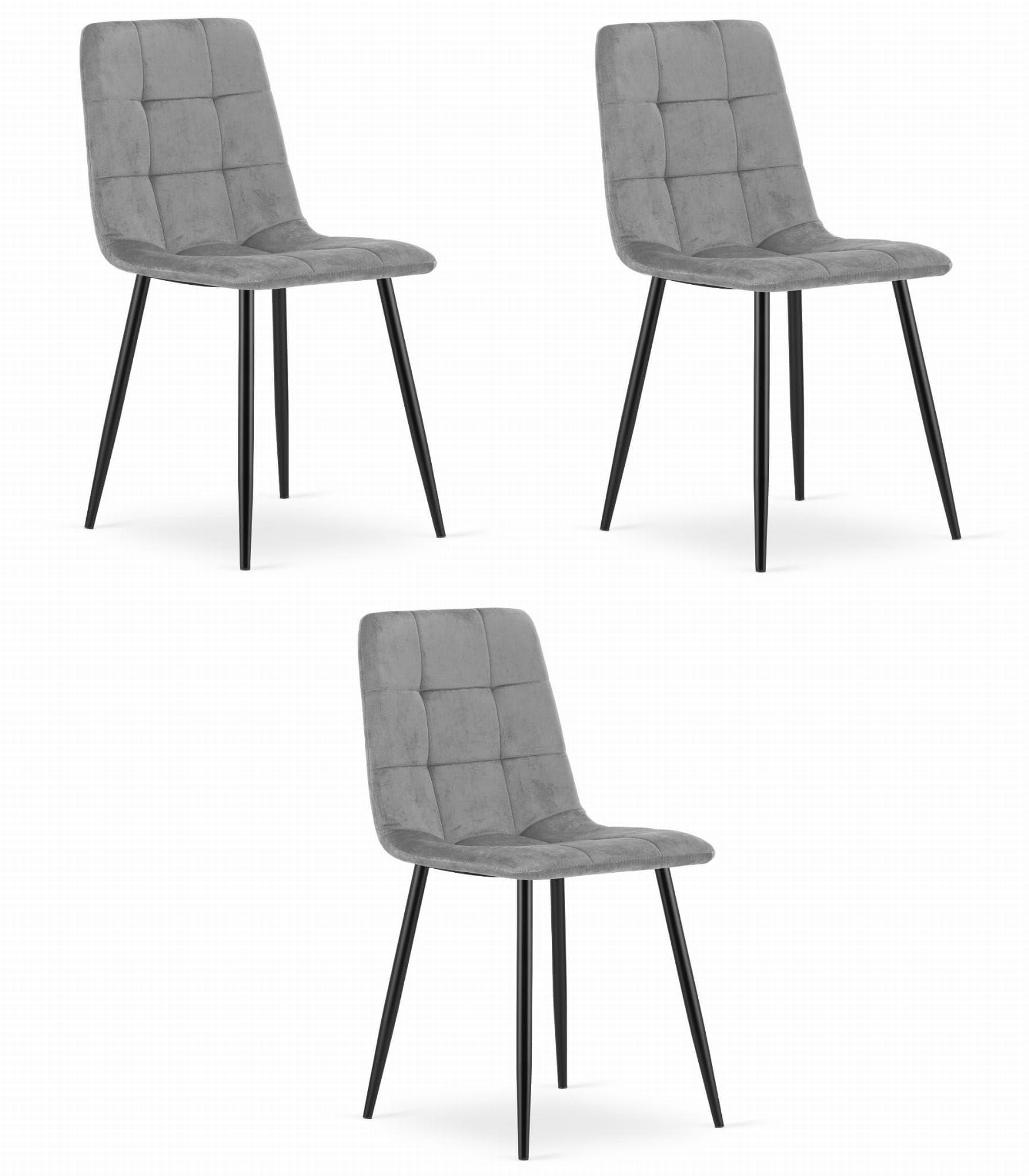 Best For Home Esszimmerstühle Grau 46x89x51 cm