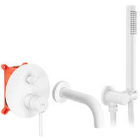 WANNENARMATUR Rea Lungo White + Box - Weiß, Metall (16/16/16cm) - REA