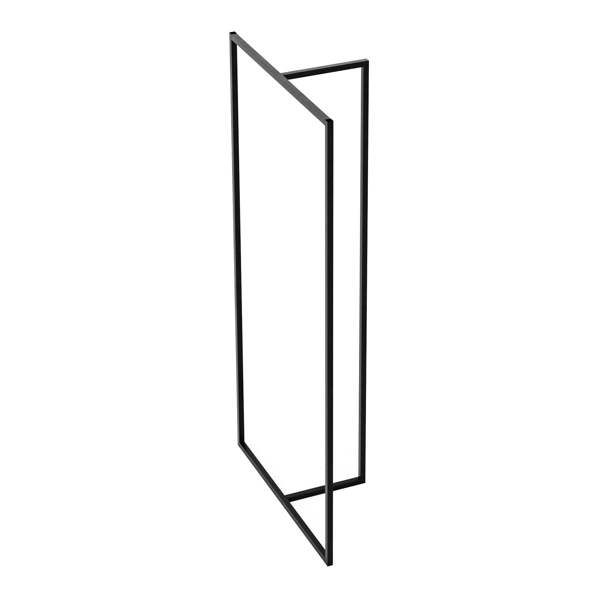 GARDEROBENSTÄNDER Hurdal - Schwarz, Metall (80/160/32cm) - [en.casa]