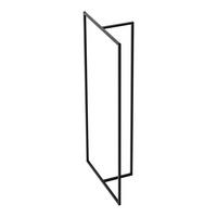 GARDEROBENSTÄNDER Hurdal - Schwarz, Metall (80/160/32cm) - [en.casa]