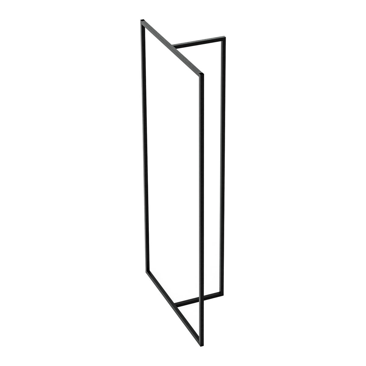 GARDEROBENSTÄNDER Hurdal - Schwarz, Metall (80/160/32cm) - [en.casa]