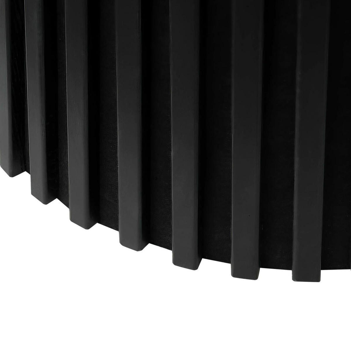 ESSTISCH 140/140/75 Schwarz rund - Schwarz, Holzwerkstoff (140/140/75cm) - Furnhouse