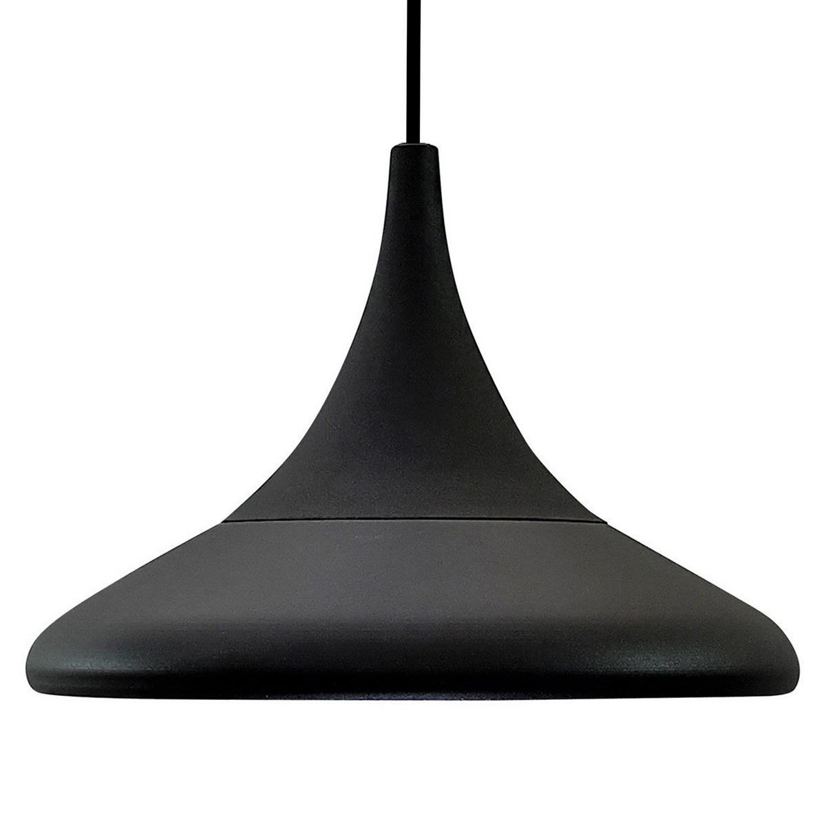 PENDELLEUCHTE Paladin Industrial Lampe - Schwarz, Metall (35/28/28cm) - Bamyum