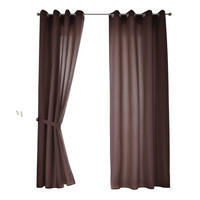 VORHANG 2ER SET BERLIN HxB 245x140cm Braun - Braun, Textil (140/245/245cm) - Gardinenbox