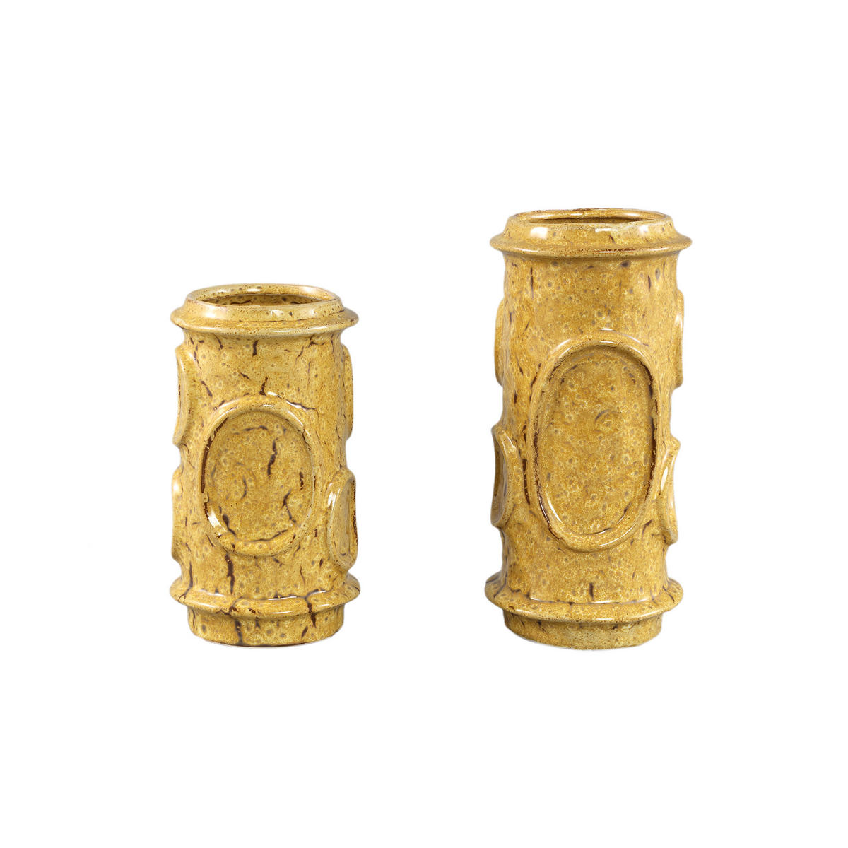 TOPF Gregorie Gelb 12/12/24.5cm - Gelb, Keramik (24.5cm) - PTMD Collection