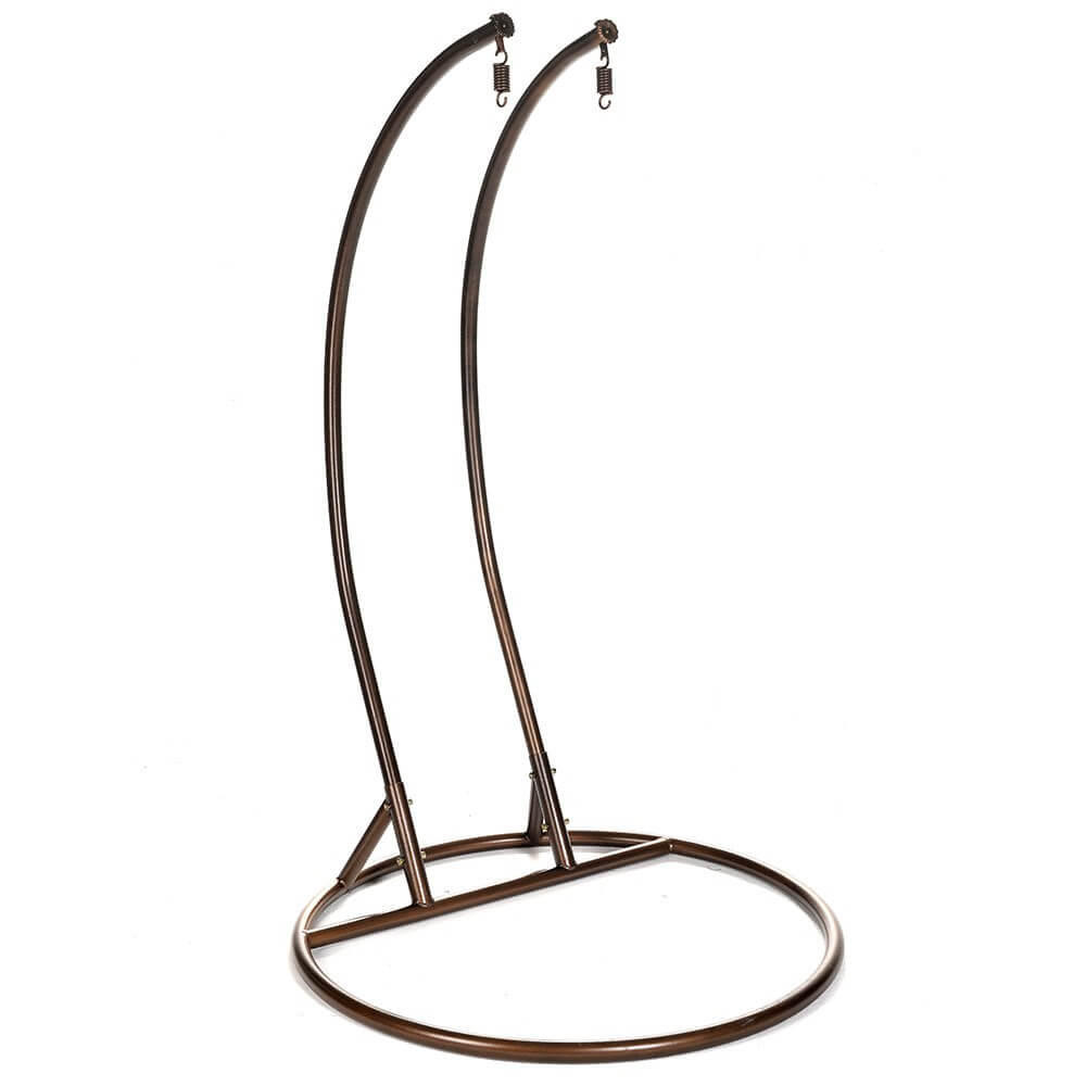 HÄNGESESSEL TORUS - Farbe: Braun - Schwarz, Metall (120/195/120cm) - Home Deluxe
