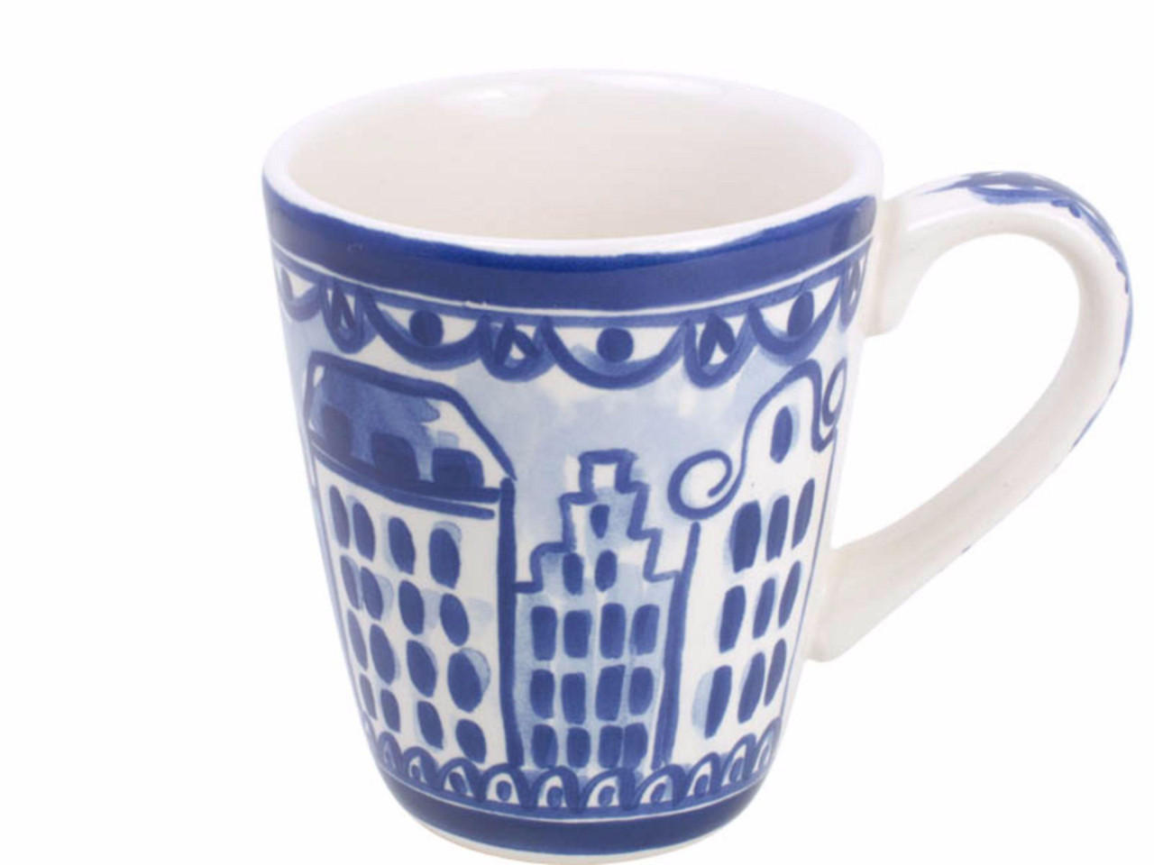 BECHER Mühle Drenthe in Blau - 350 ml - Multicolor, Keramik (0.35L) - Blond Amsterdam