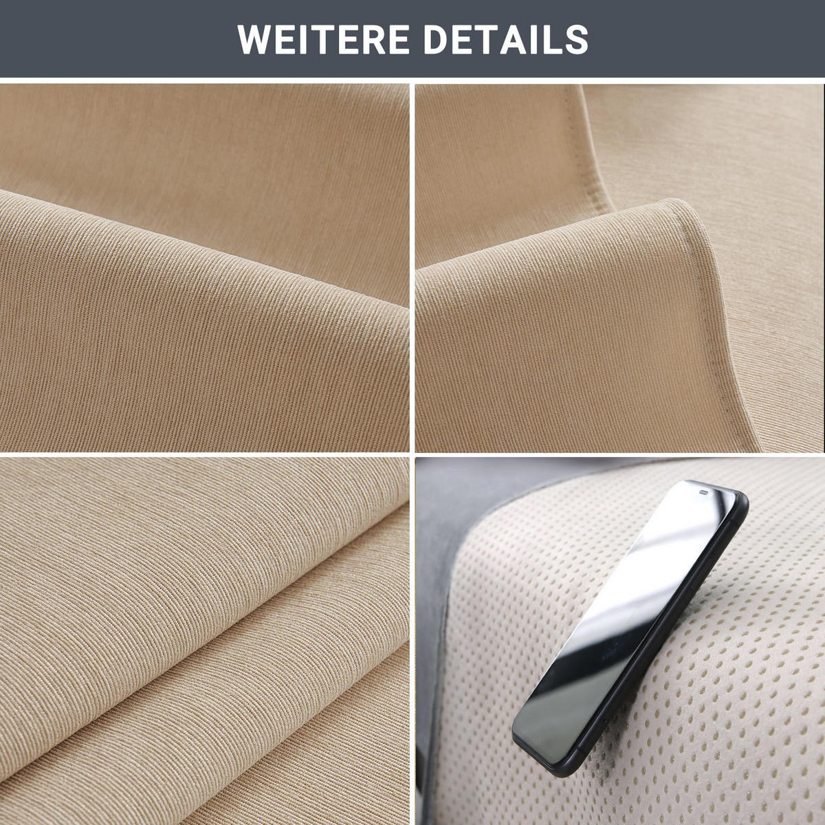 SOFAÜBERWURF Beige 90 x 180 cm 1 Stück - Beige, Textil (90/180cm) - Kaket