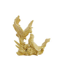 ORNAMENT Vögel Gelb 43/21/43 cm - Gelb, Keramik (21/43/43cm) - Light & Living