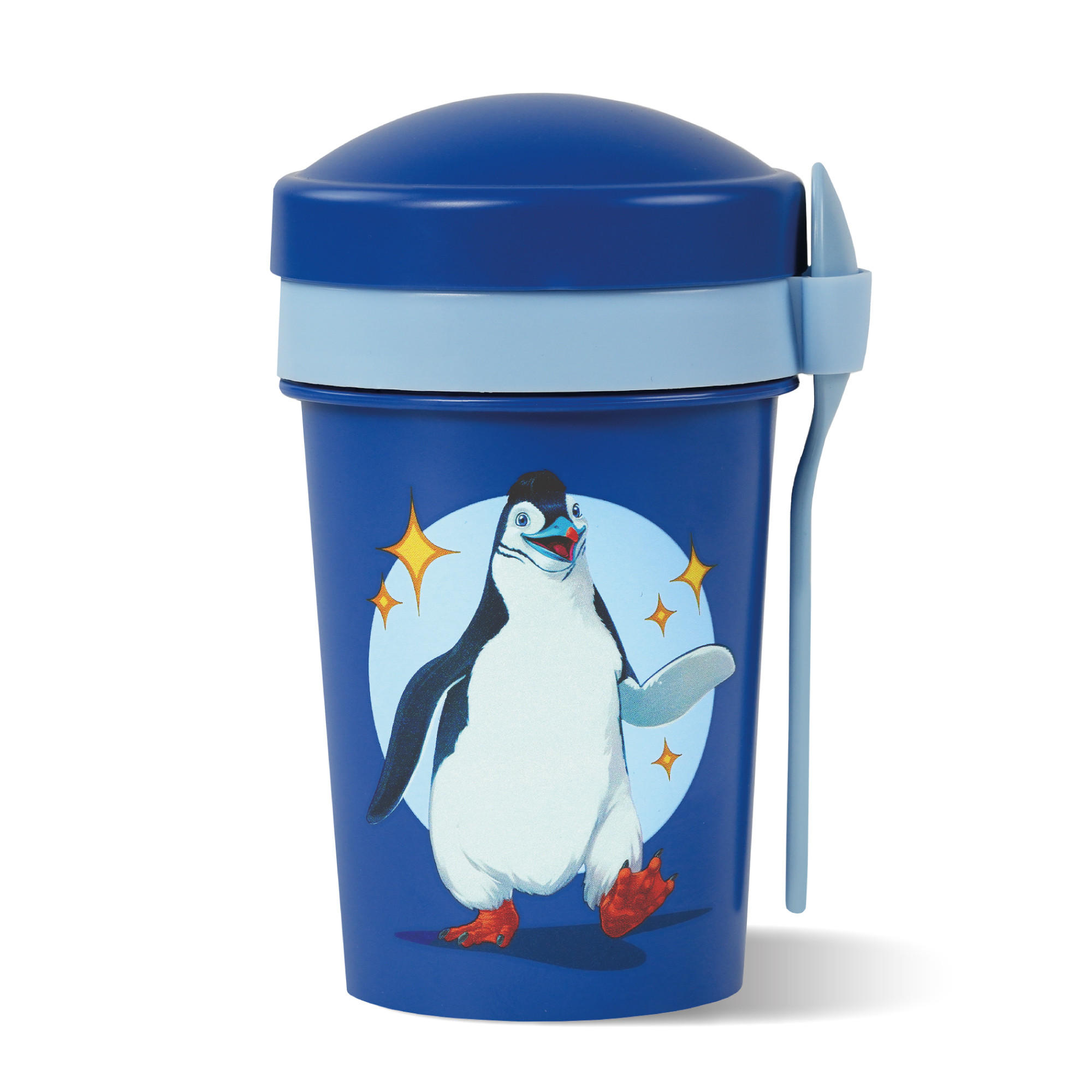 MÜSLIBECHER To Go 540 ml rPET - Blau, Kunststoff (11.3/11/16cm) - Stoneline