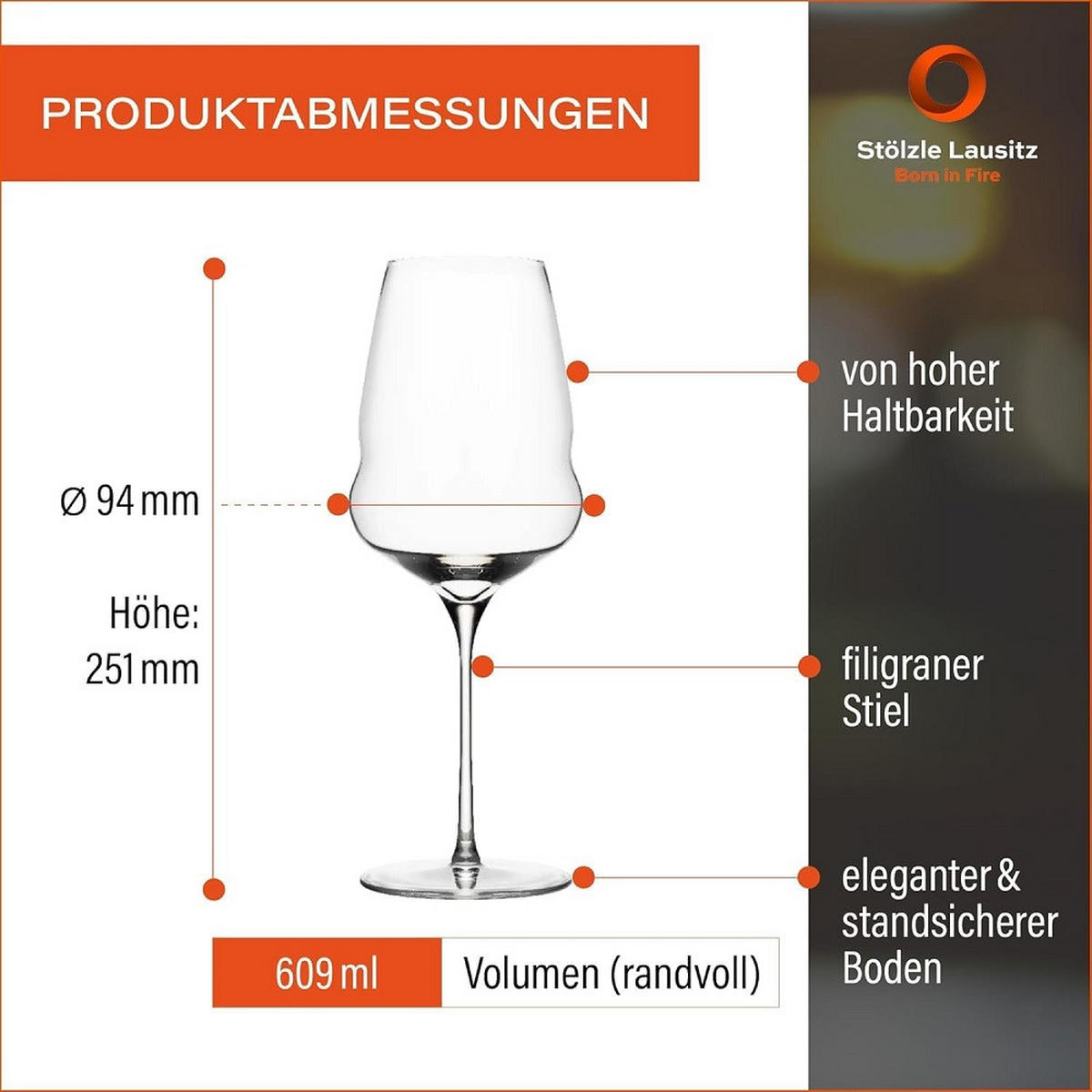 WEISSWEINKELCH Cocoon /Rotweinkelch 12 tlg. Set - Transparent, Glas (0.6L) - Stölzle