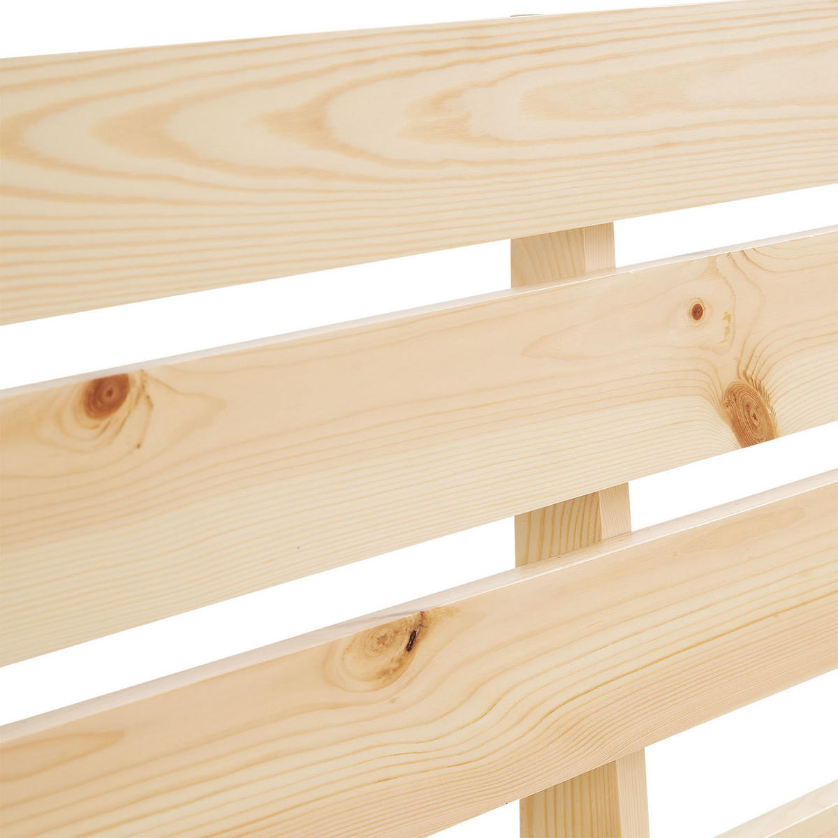 HOLZBETT mit Stauraum 90/200 cm natur - Braun, Holz (90/200cm) - Homestyle4u