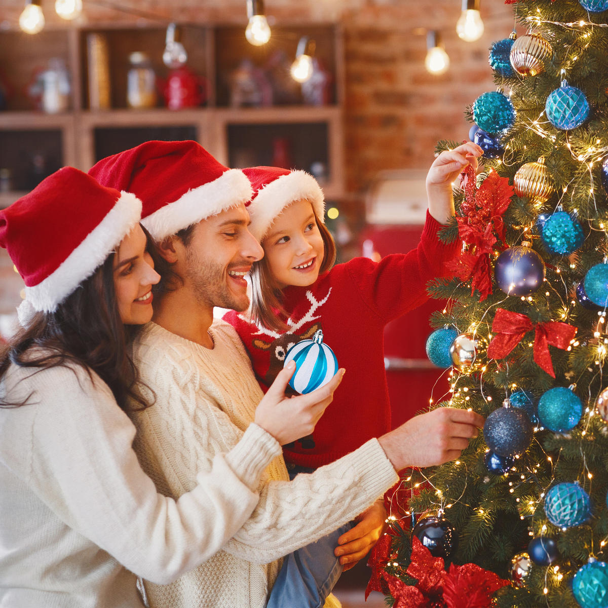 101-TLG.WEIHNACHTSKUGELN-SET - Hellblau, Kunststoff (20/19/2.5cm) - Relaxdays