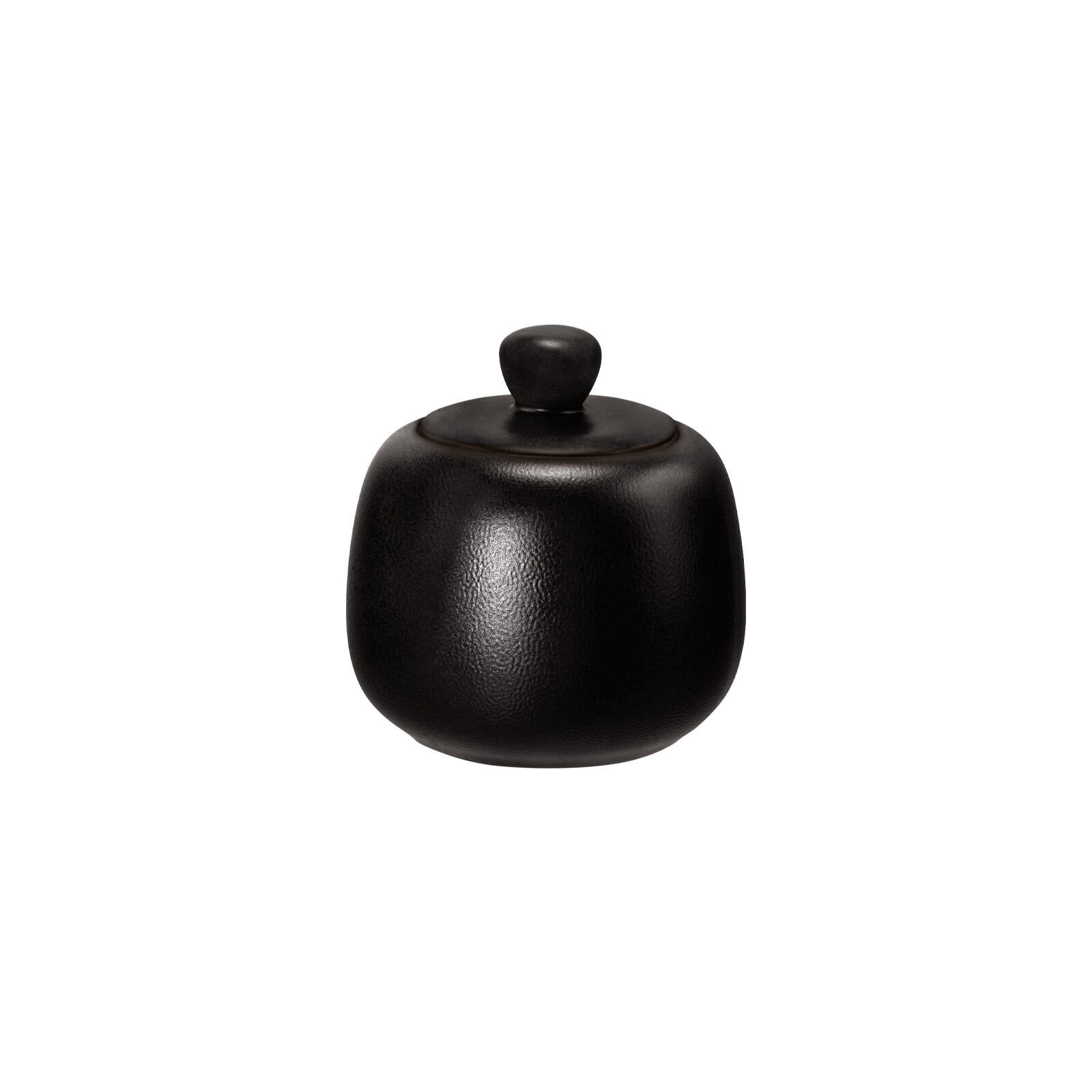 ZUCKERDOSE Liberty Velvet Black schwarz 260 ml - Schwarz, Keramik (9/6.8cm) - Seltmann Weiden