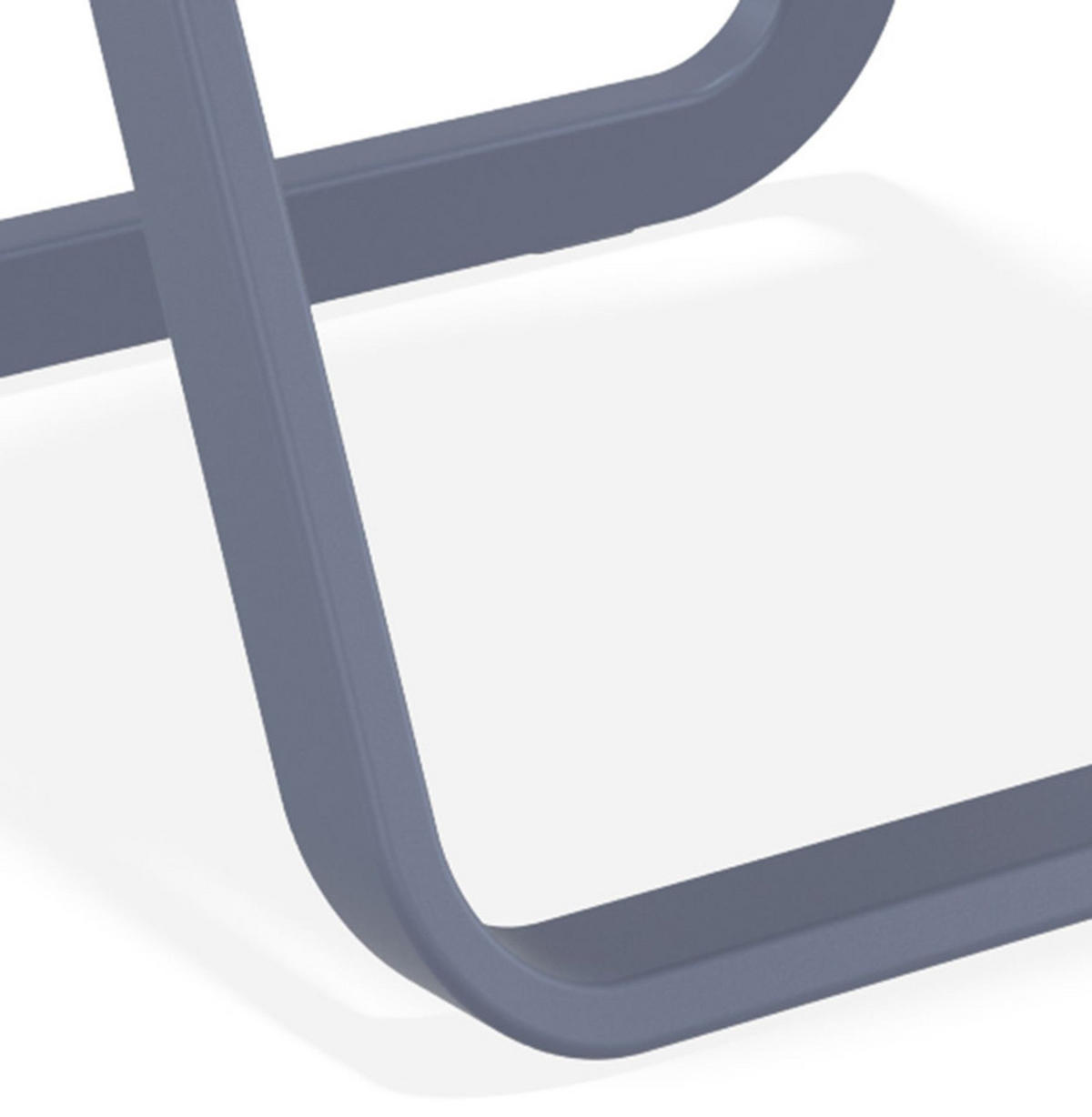 KLAPPSTUHL SLAG grau - Weiß, Kunststoff (48/45/48cm) - Légia Home