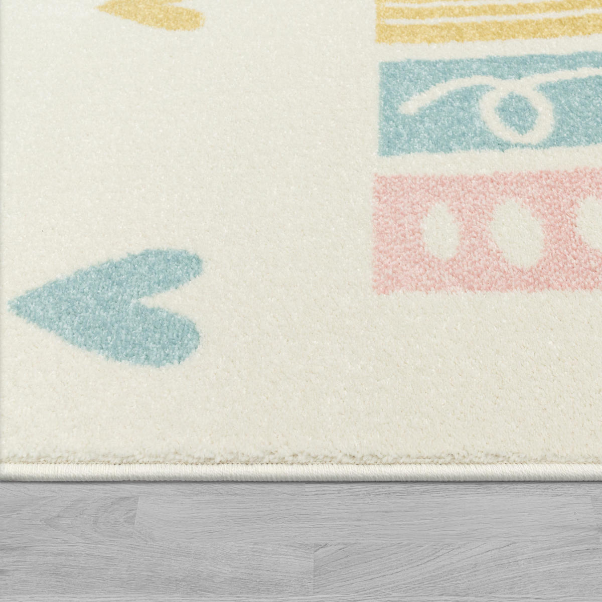 KINDERTEPPICH 160/160 cm Nino 887 - Creme, Textil (160/160cm) - Paco Home