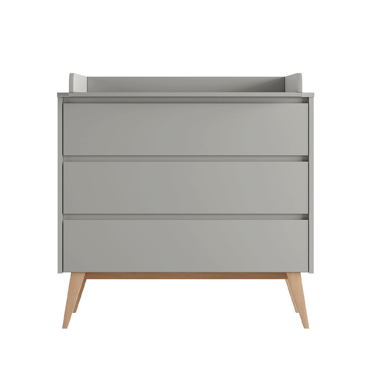 DJEČJA KOMODA Swing Sivo i drvo - siva, drvni materijal (100/92/52cm) - Petits-meubles