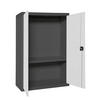 STAHLSCHRANK Amego HxBxT 90x80x40 cm 1x Fachboden Weiß-Anthrazit - Weiß, Metall (80/90/40cm) - PROREGAL