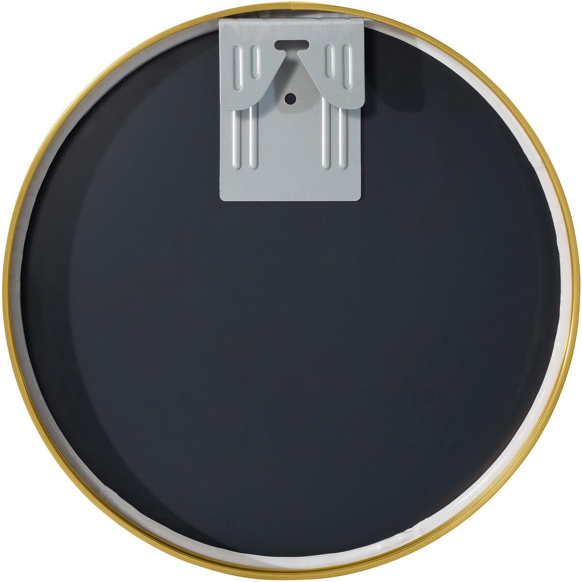 WANDSPIEGEL Gdansk Metall Gold glanz Runder Spiegel - Goldfarben, Metall (30/30/3cm) - DELUKE