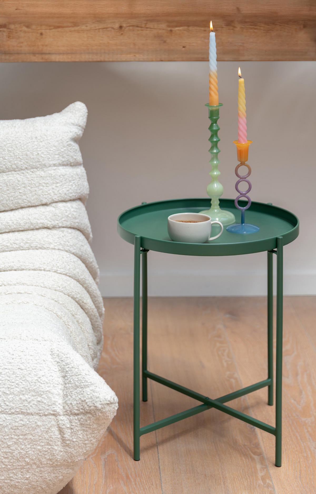 KERZENHALTER Anillo Vivo Mehrfarbig 7.4/7.4/21 cm - Multicolor, Glas (7.4/21/7.4cm) - Present Time