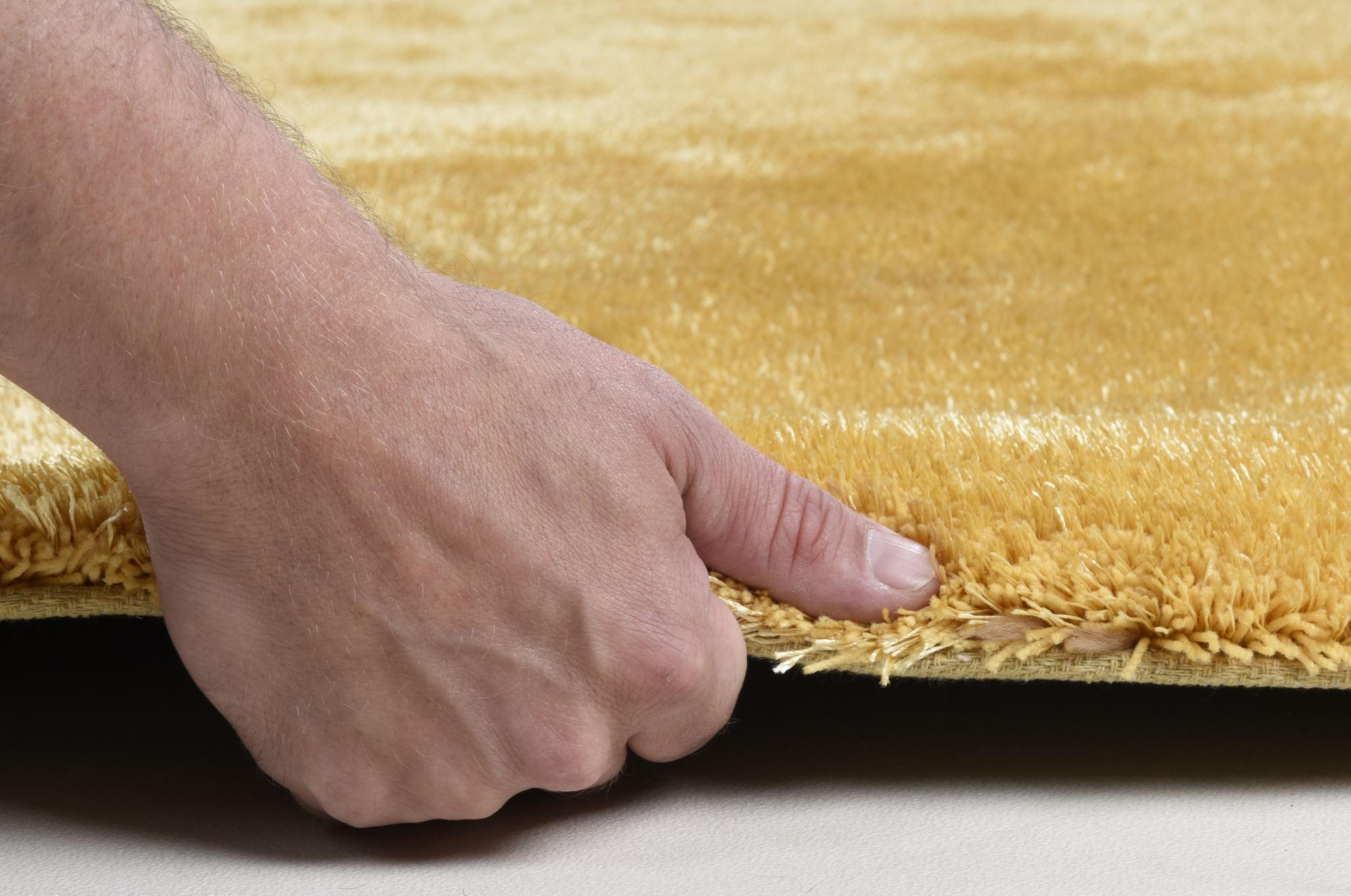 Thumbnail - Gino Falcone Hochflorteppich, Gold, Textil, Uni, Rechteckig, 50x80 cm, Teppiche & Böden, Teppiche, Hochflorteppiche & Sh...