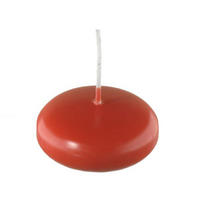 SCHWIMMKERZEN Paprika 26 x Ø 42 mm, 8 Stück - Hellrot, Paraffin (4.2/2.6/2.6cm) - Kopschitz Kerzen