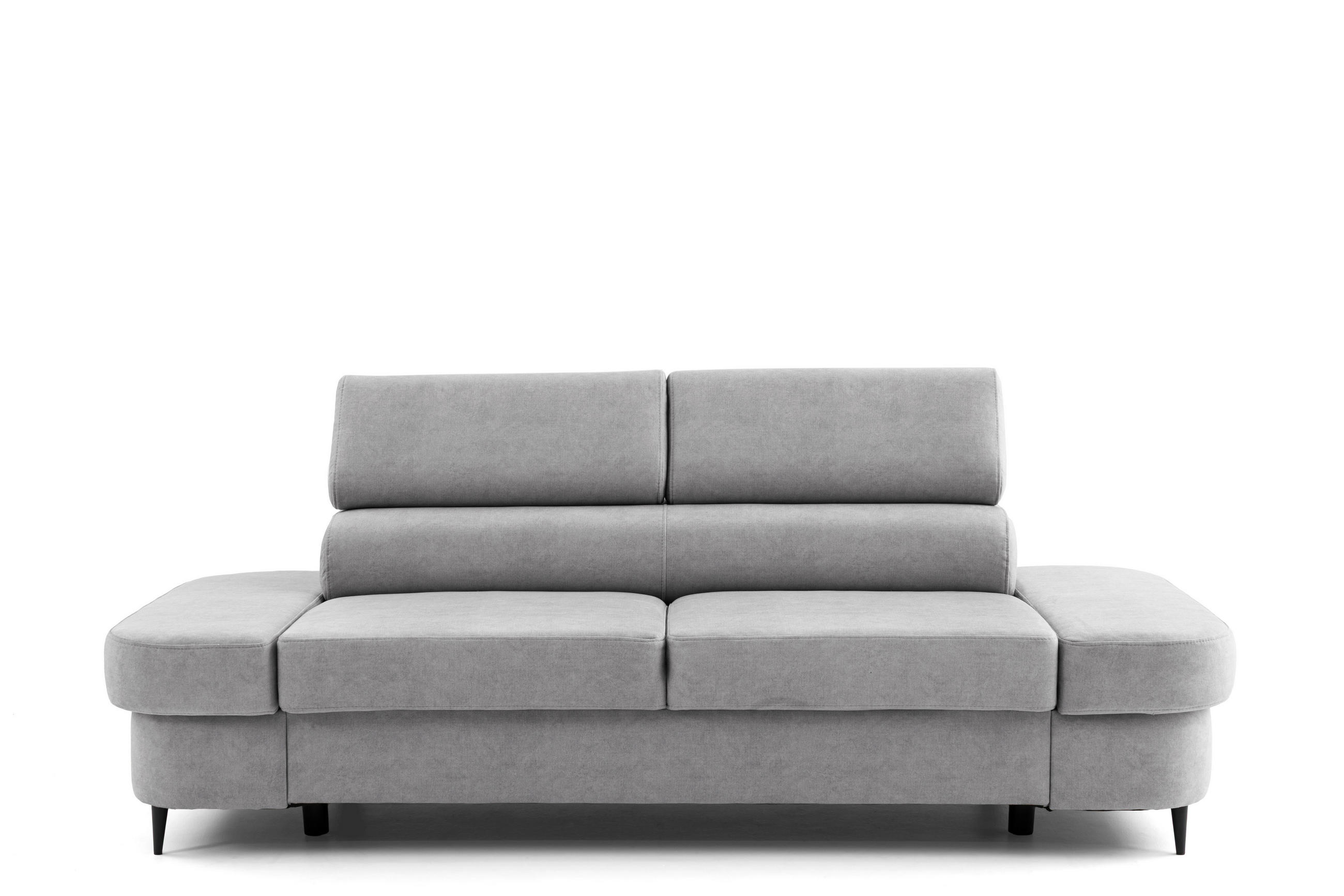 Muffo 2-Sitzer Hellgrau 206x95x102 cm