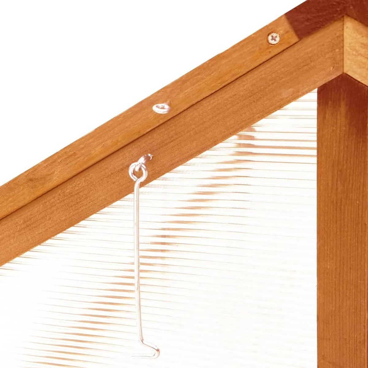 GEWÄCHSHAUS Braun 114/80/50 Cm Tannenholz - Braun, Holz (114/50/80cm) - vidaXL