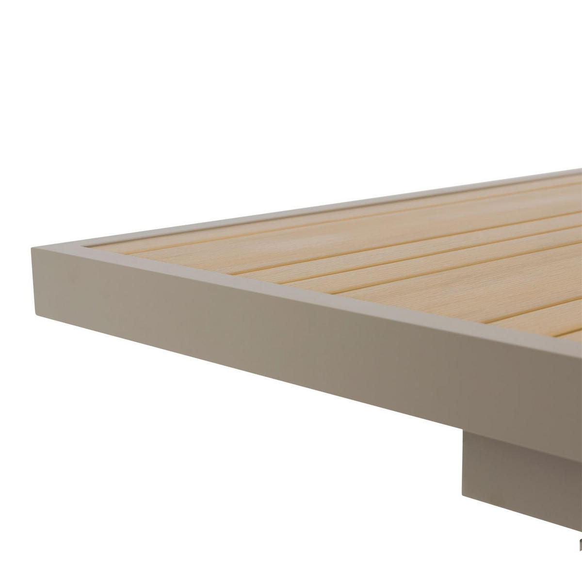 GARTENTISCH LAGOA - Naturfarben, Metall (80/180/75cm) - IDIMEX