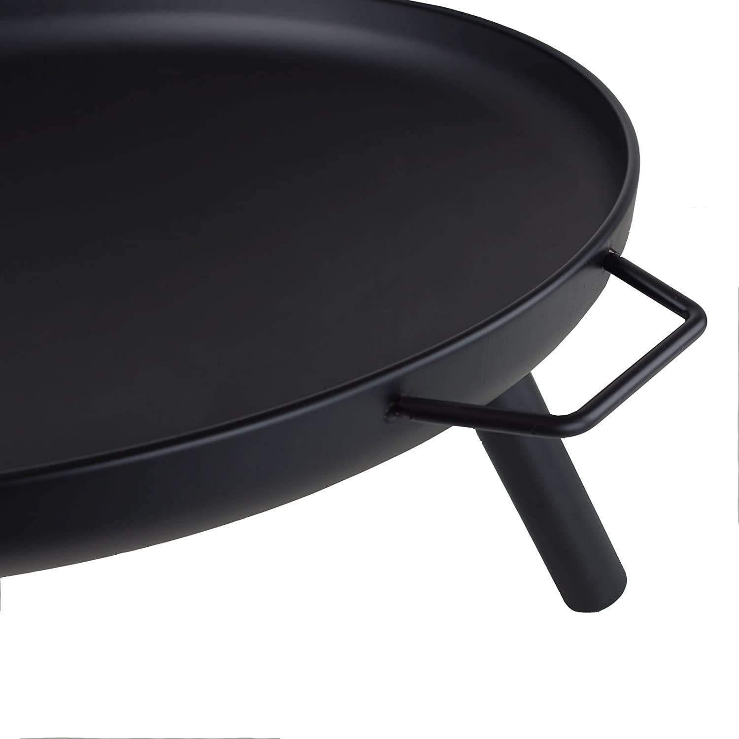 Thumbnail - Resch Feuerschale, Schwarz, Metall, Rund, 62x30x62 cm, Freizeit, Campingzubehör, Feuerschalen