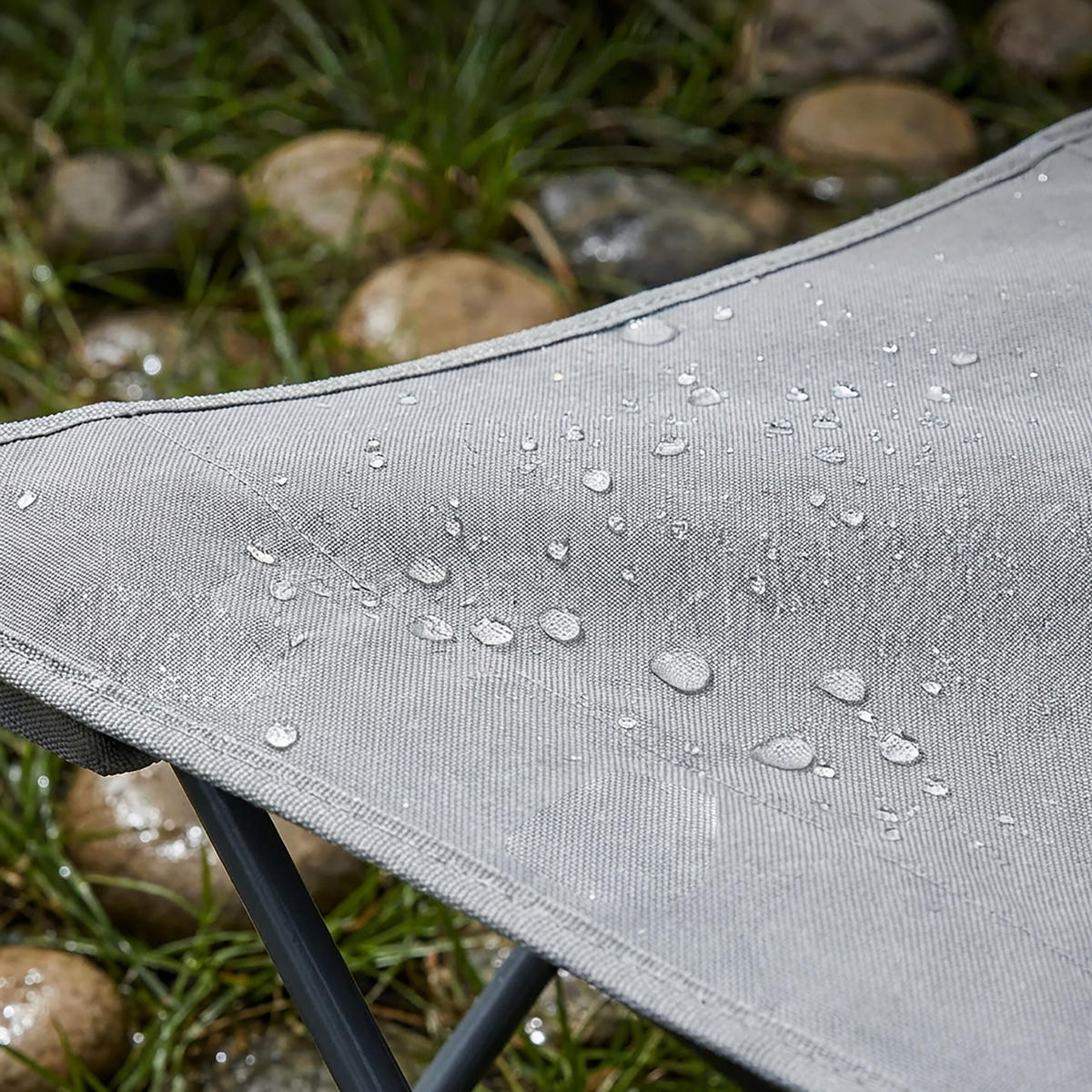 2XSKLÁDACÍ židle - tmavě modrá, kov/textil (81/97/54cm) - Relaxdays