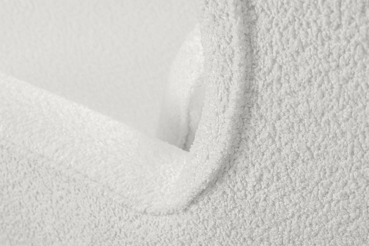 DOPPELSESSEL STRALIS Klassische Stil, weiß - Weiß, Textil (136/106/96cm) - KONSIMO®