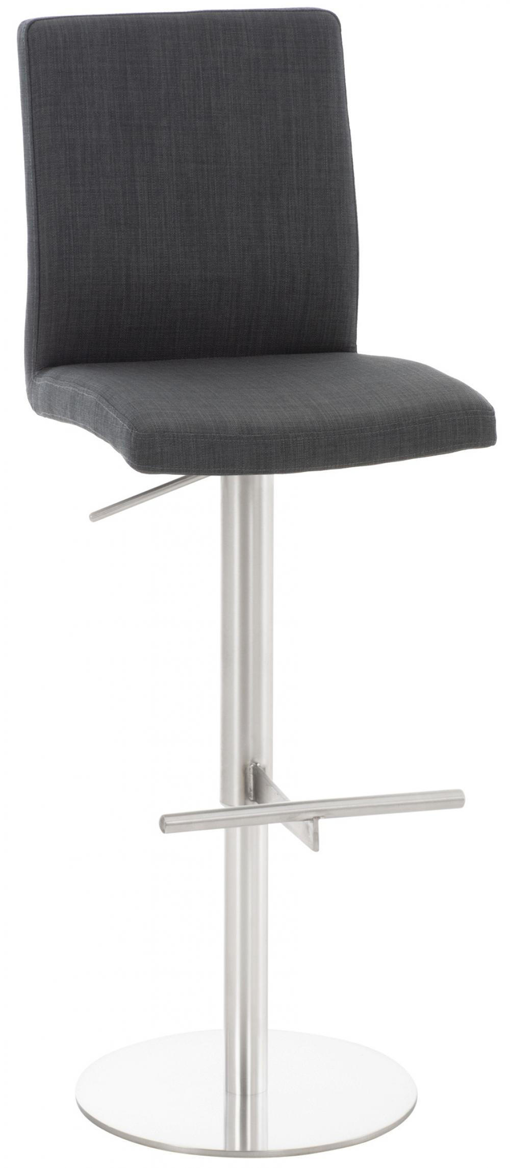 CLP Barhocker Dunkelgrau 40x93x49 cm