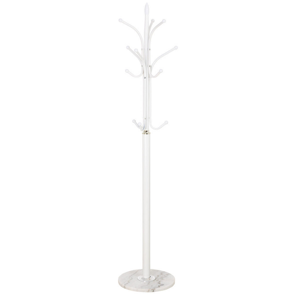 GARDEROBE aus metall - Weiß, Metall (36/176/36cm) - Wanderlust