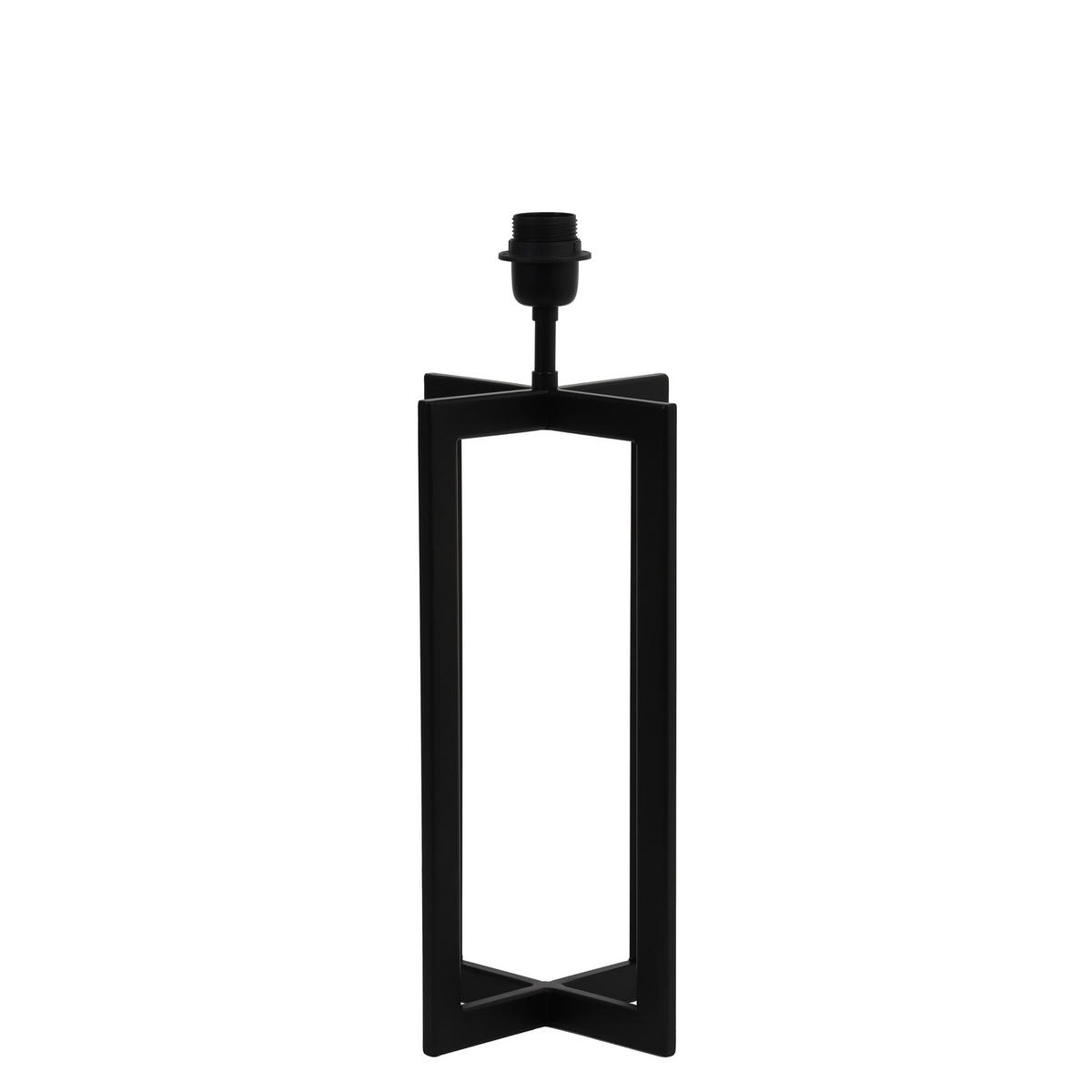 LAMPENFUSS Mace Schwarz 21/21/46 cm - Schwarz, Metall (21/21/46cm) - Light & Living