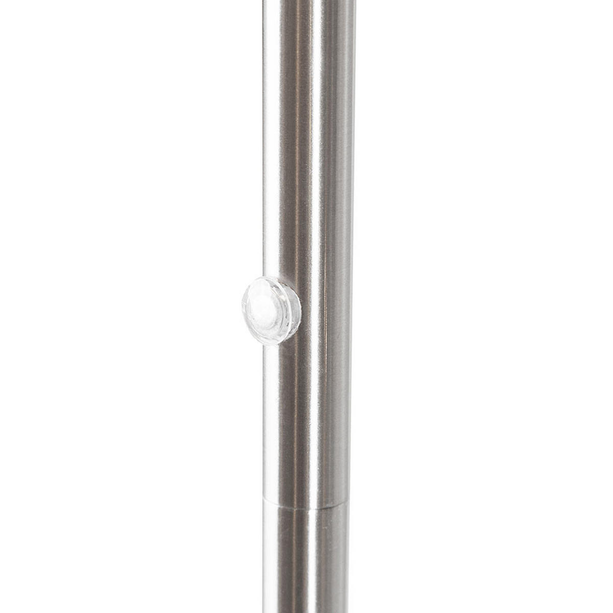 LED STEHLEUCHTE Eros Silber Metall - Silberfarben, Metall (28/28/140cm)