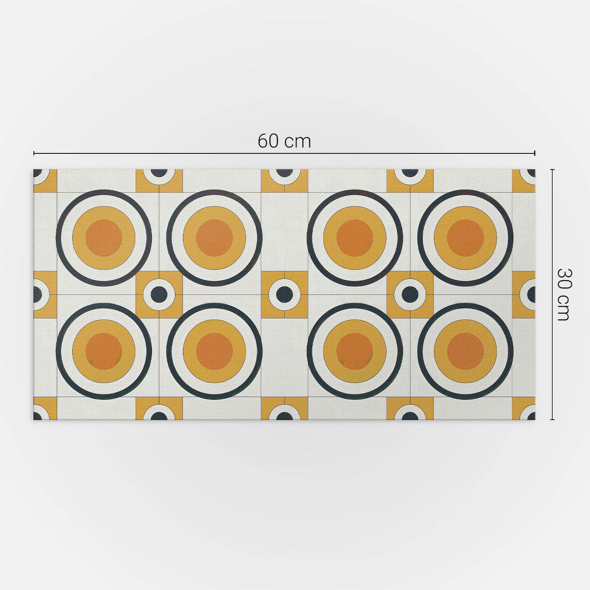 WANDPANEEL 6x 60x30 cm selbstklebend Nivaro - Koralle, Kunststoff (30/1.6/60cm) - Wallfluent