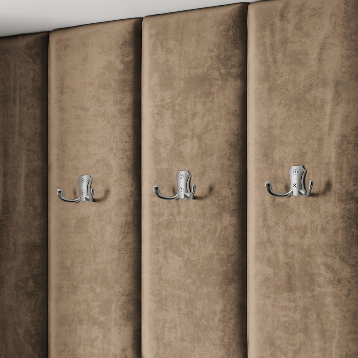 GARDEROBENSCHRANK REMA 180/240/60 cm Modern Garderobe-Set Weiß - Beige/Weiß, Holzwerkstoff (180/240/60cm) - MASSENO