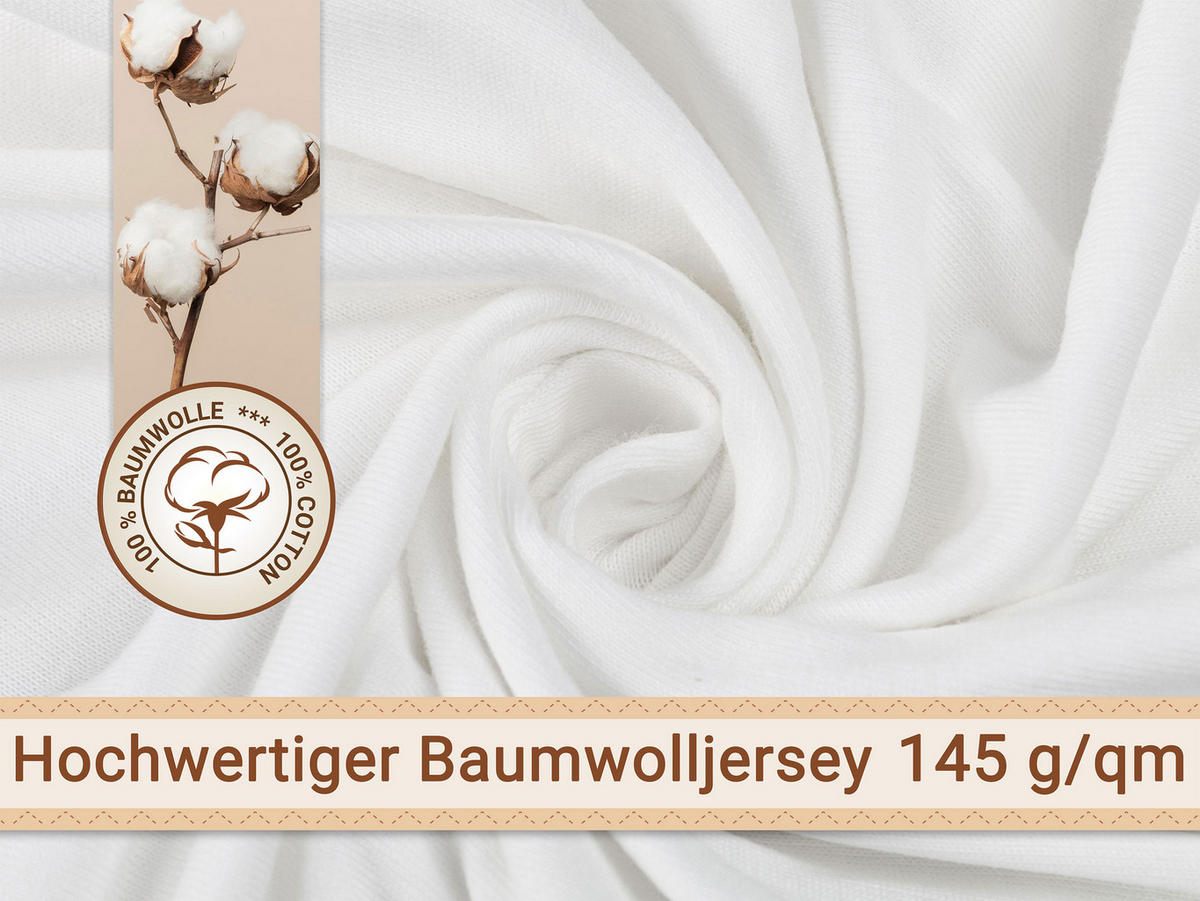 SPANNBETTLAKEN KIND, 70x140 cm, 100% Baumwolle, Weiß - Weiß, Textil (70/140cm) - Zollner