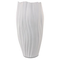VASE Spirulina, Biskuit-Porzellan, Biskuit Weiß, 40 cm - Weiß, Keramik (40cm) - Goebel